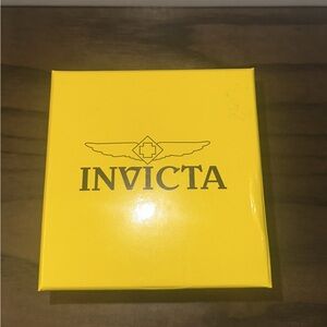 Invicta Stainless Steel Silver Tone Quartz Watch w/ Box
